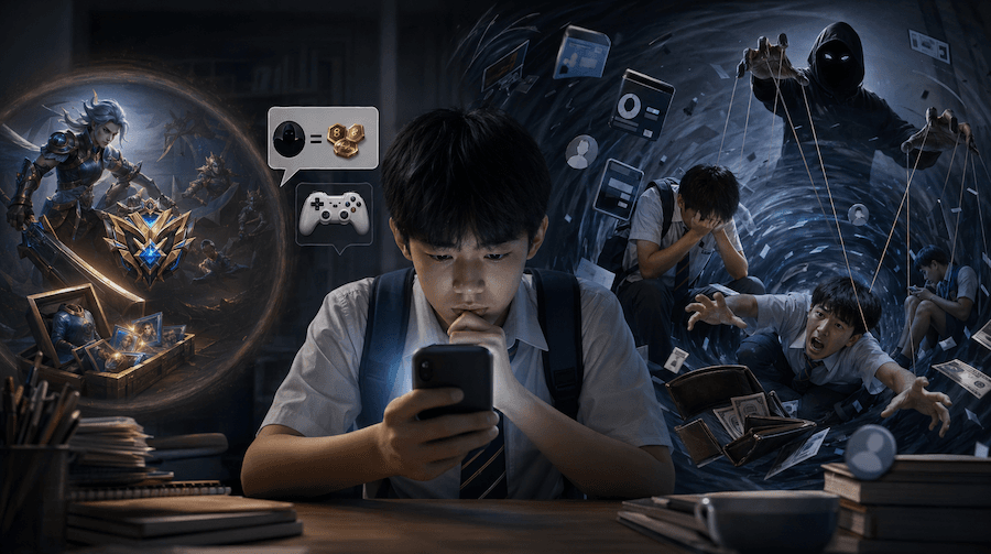 數碼宇宙守護者 | 「賣個打機 account姐」為何這件再普通不過的事,正令愈來愈多中學生墮入騙局